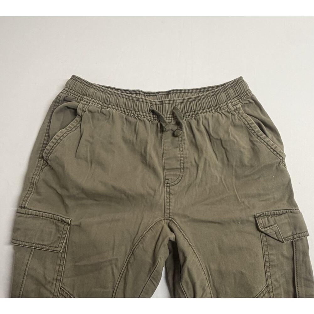 Faded Glory Pants Men Medium Cargo Jogger Streetwear Style Army Green Ankle Cuff - Picture 3 of 12